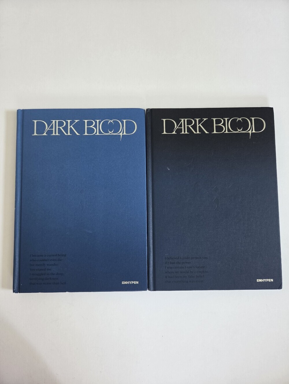 Enhypen Dark blood 2 versions with CDs k pop,korean music,